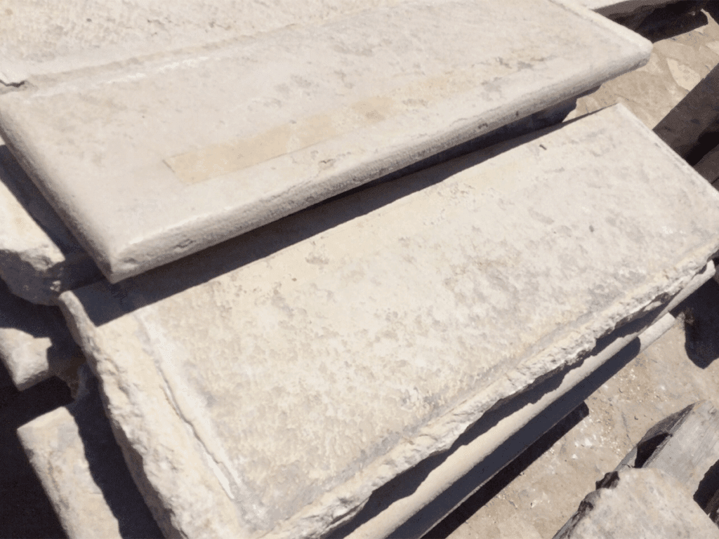 Antique Reclaimed Steps In Limestone