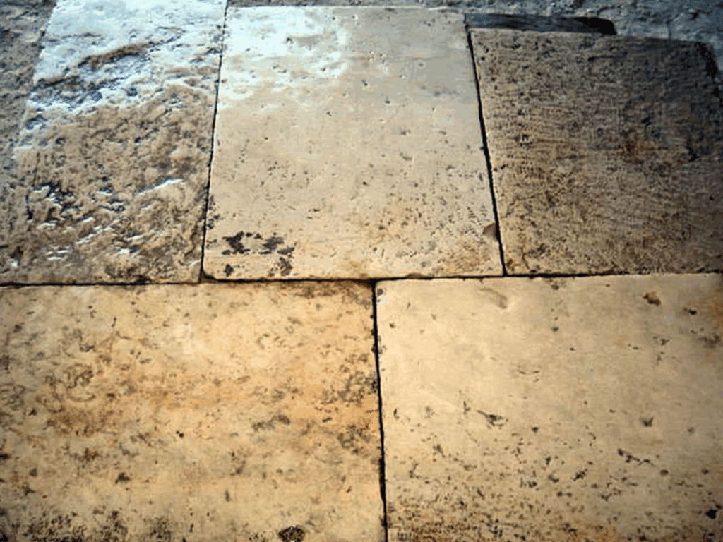 Reclaimed Burgundy Limestone Flooring