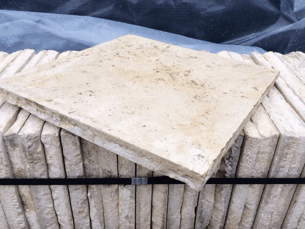 Reclaimed White Stone Floors Age 1850