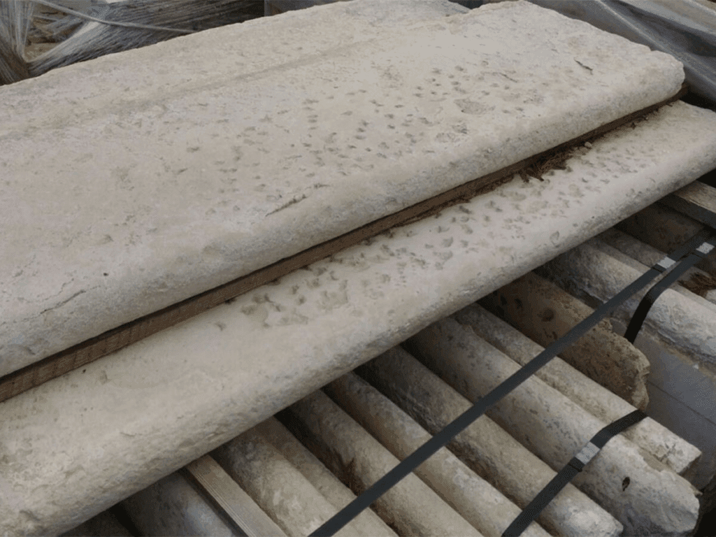 Antique Reclaimed In Limestone Stairs